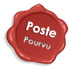 Poste pourvu tampon